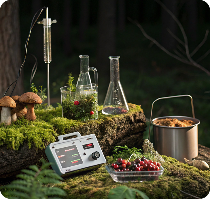 Содержание цезия-137 в лесной продукции