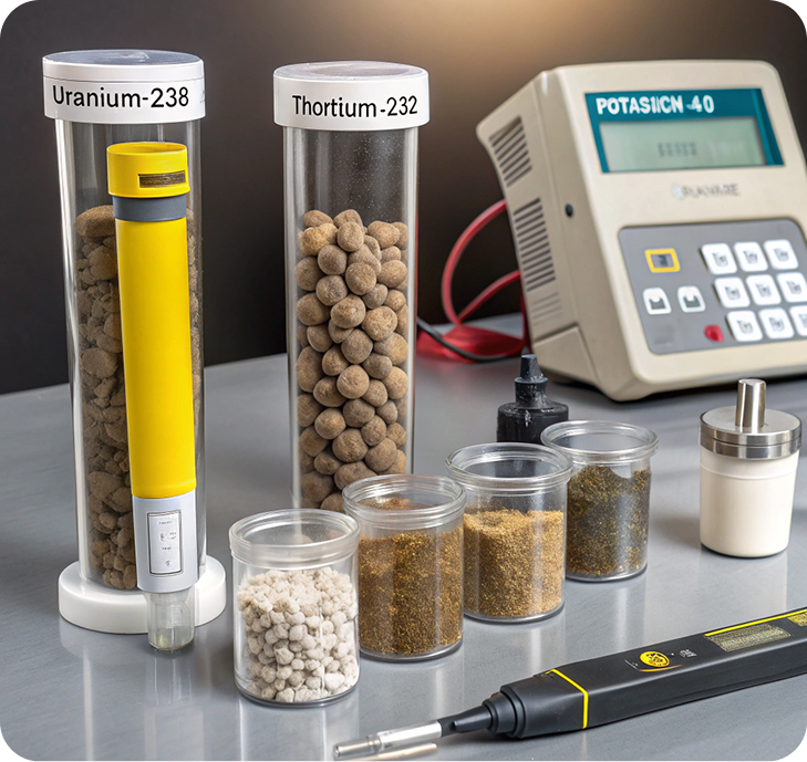 Содержание естественных радионуклидов